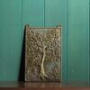 NATURE RELIEF WORK ON BRASS PLATE